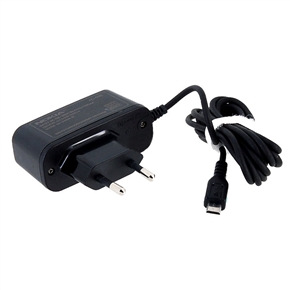 BuySKU52179 100~240V AC Micro USB Charger with EU Plug for Nokia X10 (Black)
