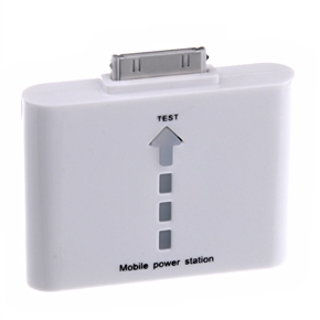BuySKU60845 1000mAh Emergency Battery Power station for iPhone 3G/3GS/4G/iPod/iPad (White)