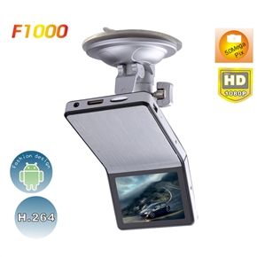 BuySKU57399 2.4" TFT LCD 5MP 1080P Car Black Box DVR Camcorder with AV Out HDMI Out (Silver)