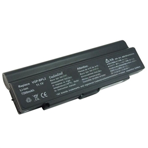 BuySKU23392 11.1V 7200mAh Replacement Laptop Battery VGP-BPL2 for SONY VAIO PCG-6C1N VGN-AR80S VGN-C290 Series