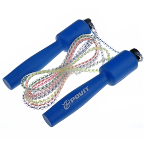 BuySKU59087 1240 Povit PP PVC 8 feet Durable Anti-Slip Plastic Jump Rope (Blue)