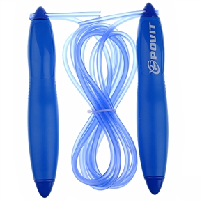 BuySKU59098 1243 Povit ABS PVC 8 Feet Durable Anti-Slip Jumping Rope with Plastic Handles (Blue)