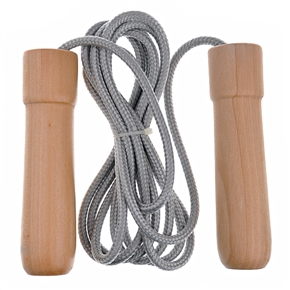 BuySKU59085 1246 Povit Wooden PVC 8 feet Durable Jump Rope Jumping Rope