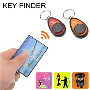 BuySKU65659 15-30M Wireless One to Two Nonradiative Anti-loss Electronic Key Finder with Card Transmitter