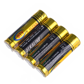 BuySKU62243 15 Sets per Pack! BTY AA 1.5V Battery Alkaline Cell Battery (4 pcs/set)