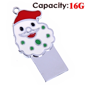 BuySKU66864 16G Lovely Santa Claus Metal USB Flash Drive