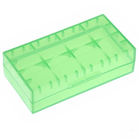 BuySKU62218 18650 Battery Protective Case Holder Battery Storage Box (Green)
