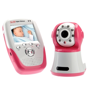 BuySKU66443 2.5" TFT-LCD 2.4GHz Digital Wireless Baby Monitor with IR Night Vision & 2-Way Audio Talk