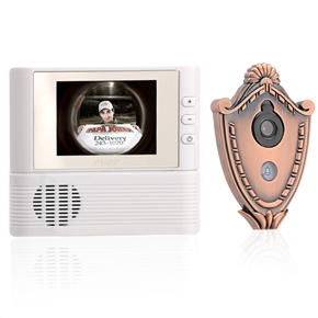 BuySKU66298 2.8 Inch LCD Screen 0.3MP Electronic Digital Peephole Viewer Door Viewer with Door Bell