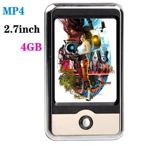 BuySKU66356 2.8 Inch TFT-LCD Touch Screen Portable 4GB MP4 Player with 1.3MP Camera /FM Radio /Recorder /Game /TF Slot