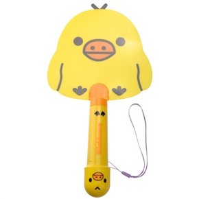 BuySKU66722 2-in-1 Multifunctional Chicken Style Mini Handy Fan with Strap (Yellow)