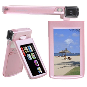 BuySKU61158 3.0" Touch Screen 12MP CMOS 1080P HD Digital Video Camcorder with AV-Out/ HDMI Jacks (Pink)