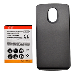 BuySKU55558 3.7V 3600mAh Thick Rechargeable Li-ion Battery with Hard Plastic Back Case for Samsung Galaxy Nexus /i9250