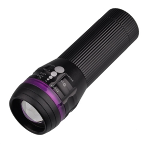 BuySKU64750 3005 3-mode 210 Lumens Telescopic Head LED Flashlight Torch with White Light (Black)