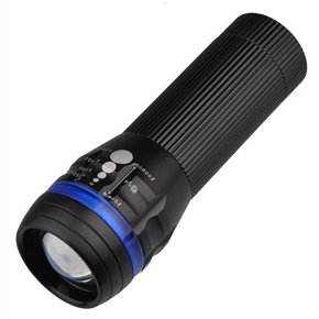 BuySKU63960 3005 3-mode 210 Lumens White Light LED Flashlight Torch with Telescopic Head (Black)