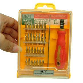 BuySKU60694 31-in-1 Precision Screwdrivers Screw Drivers Repair Kit for Electronics DIY (Orange)