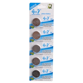 BuySKU66086 3V GODP CR2016 Lithium Button Cell Battery (5pcs/set)