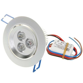 BuySKU61429 3W 100V-240V AC 180 Lumen LED Light Bulb with Constant Current Driver