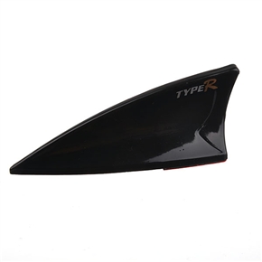 BuySKU59478 3W-101 Shark Fin Plastic Car Antenna Decor (Black)