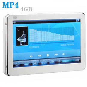 BuySKU63269 4.4 Inch Touchscreen 4GB MP4 with Recorder 32G TF Slot FM AV-Out