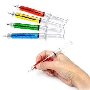 BuySKU62416 4pcs per Pack! Fashionable Syringe Ball Pen (Four Colors)