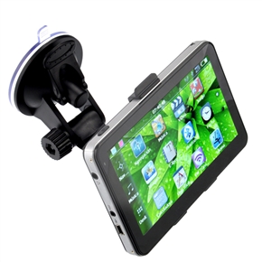 BuySKU66548 5-inch TFT-LCD Touch Screen Windows CE 6.0 4GB Car GPS Navigator with Multimedia Player /FM Radio /TF Slot (Black)