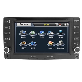 BuySKU59034 6" TFT LCD Touch Screen 2-Din Car DVD Player for Kia Cerato/Sportage - DVB-T/iPod/Bluetooth/AM/FM (Black)