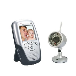 BuySKU58407 638+830 2.4G 2.5" Color LCD Wireless Baby Monitor with 12 LEDs 20m Night Vision
