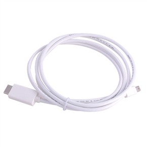 BuySKU12391 6FT Mini DisplayPort to HDMI Female Adapter Cable for Apple Mac (White)