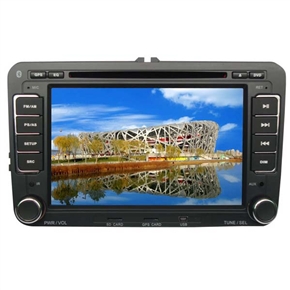 BuySKU59271 7" HD Digital Touch Screen 2 Din Special Car DVD Player with GPS CANBUS DVB-T for VW