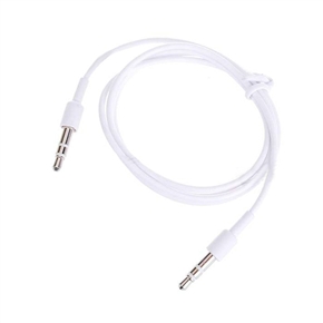 BuySKU26170 78cm 3.5mm M/M Audio Jack Connection Cable Wire (White)