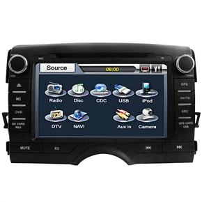 BuySKU59022 8" Digital Touch Screen Professional Car DVD Player-Toyota-REIZ(2011) - DVB-T/iPod/Bluetooth/AM/FM (Black)