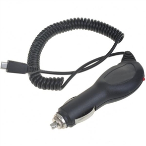 BuySKU59797 80cm Length Coiled Cable Cell Phone Car Charger for Nokia N8