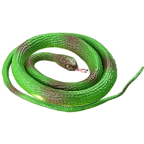 BuySKU61715 80cm Scary Lifelike Green Snake Toy for Halloween