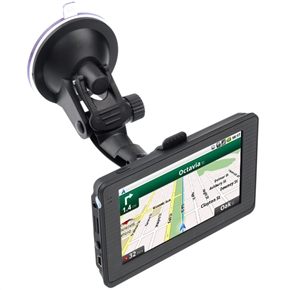 BuySKU67546 812 4.3-inch Resistive Touchscreen Windows CE 6.0 4GB Car GPS Navigator with Media Player /FM Radio /TF Slot (Black)