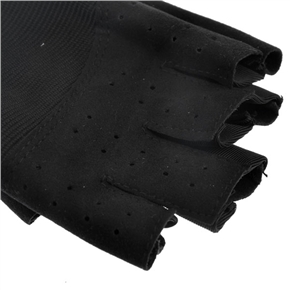 BuySKU59099 8346 Povit Elastic Genuine Leather Classic Gloves - 2pcs/set (Black)