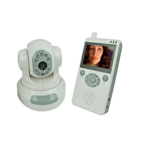 BuySKU58410 860Q 2.4G 2.5" TFT LCD Wireless Baby Monitor with 10 LEDs 5m Night Vision (White)