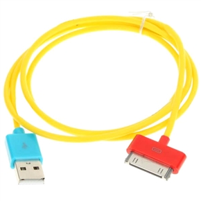 BuySKU61012 90CM USB Charging/ Data Cable for iPhone 4/ iPad 2 (Yellow)