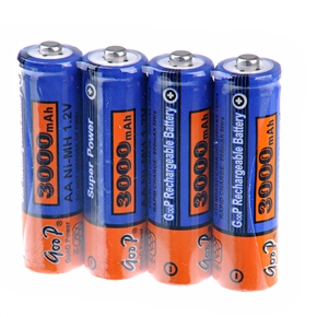 BuySKU62501 AA NI-MH Rechargeable Battery 3000mAh 1.2V (4pcs/set)