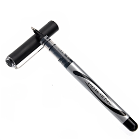 BuySKU67118 AH-2000A 0.5mm Tip Black Liquid Ink Roller-tip Pen with Metal Clip