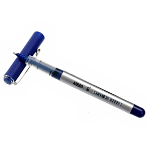 BuySKU67117 AH-2000A 0.5mm Tip Blue Liquid Ink Roller-tip Pen with Metal Clip