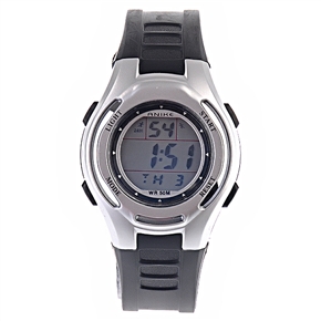 BuySKU57622 ANIKE A9035 Waterproof Dive Wrist Watch with LED Background Light (Silver)