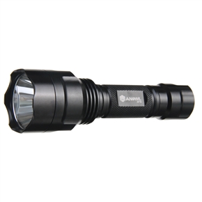 BuySKU63772 ANOWL AF18 CREE SST-50 5-Mode 1300 Lumens Waterproof LED Flashlight with Aluminum Alloy Body (Black)