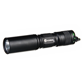 BuySKU63762 ANOWL V3 CREE Q3 1-Mode 180 Lumens Waterproof LED Flashlight with Aluminum Alloy Body (Black)