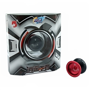 BuySKU60214 AODA Yo-yo Ball Aviation Aluminum Alloy YOYO Free King Yoyo (Red & Black)