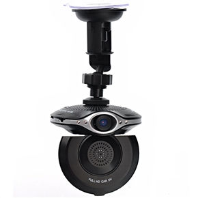 BuySKU67644 AT40 2.0-inch TFT-LCD 120 Wide Angle 5MP CMOS H.264 Full HD 1080P UFO Shaped Car DVR with Night Vision /HDMI /AV-out