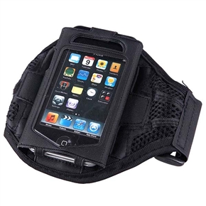 BuySKU60597 Adjustable Armband Holder Case with Clear Faceplate for iPhone 4 iPhone 4S (Black)