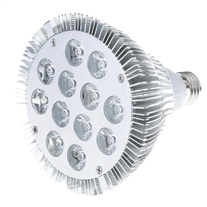 BuySKU61436 Aluminum 12W 100-265V 960 Lumen 12 LED Light Bulb (Silver)