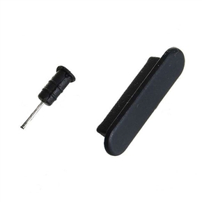 BuySKU60943 Anti-dust Dock Plug Stopper for iPhone 3G iPhone 3GS - Black