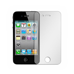 BuySKU65827 Anti-scratch Screen Protector Sticker for iPhone 4 iPhone 4S with Clean Cloth